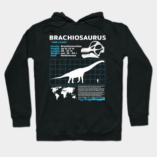 Brachiosaurus Fact Sheet Hoodie